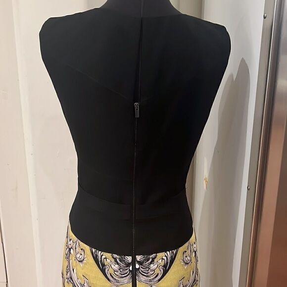 BCBG Dress size 6 yellow and black - Picture 3 of 5